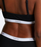Calvin Klein Collection Thaïs ribbed-knit cotton-blend briefs