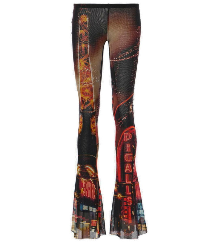 Photo: Jean Paul Gaultier Pigalle printed mesh flared pants