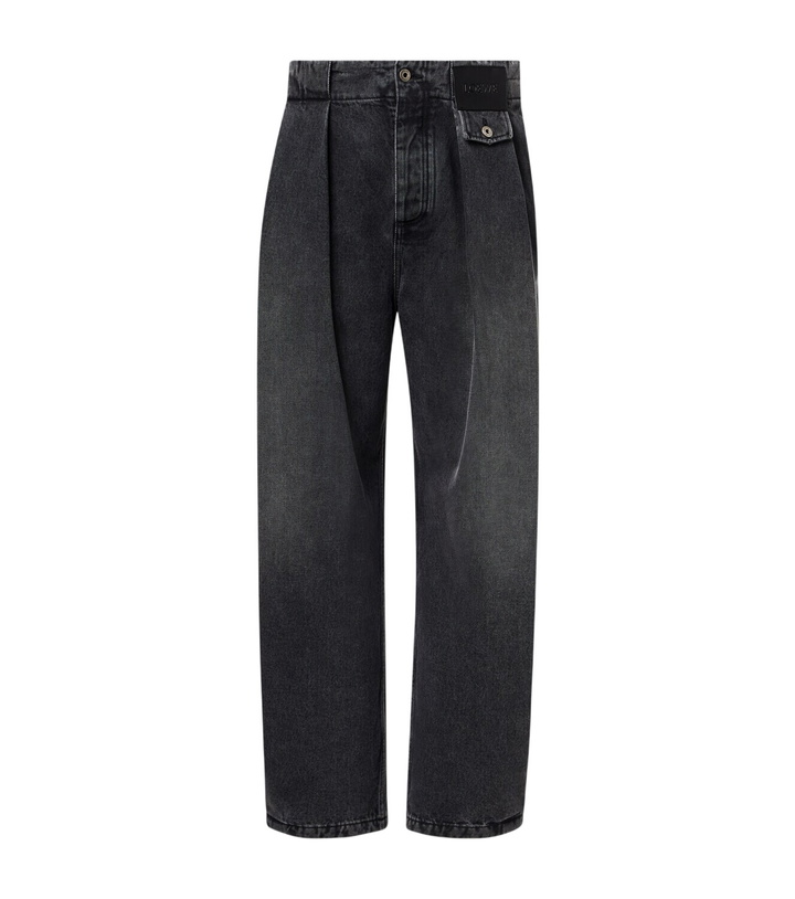 Photo: Loewe Pleated barrel-leg jeans