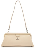 Vivienne Westwood Jane Frame Leather Purse - Cream - One Size