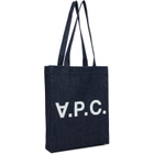 A.P.C. Navy Laure Tote