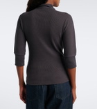 Lemaire Cotton and linen-blend jersey T-shirt
