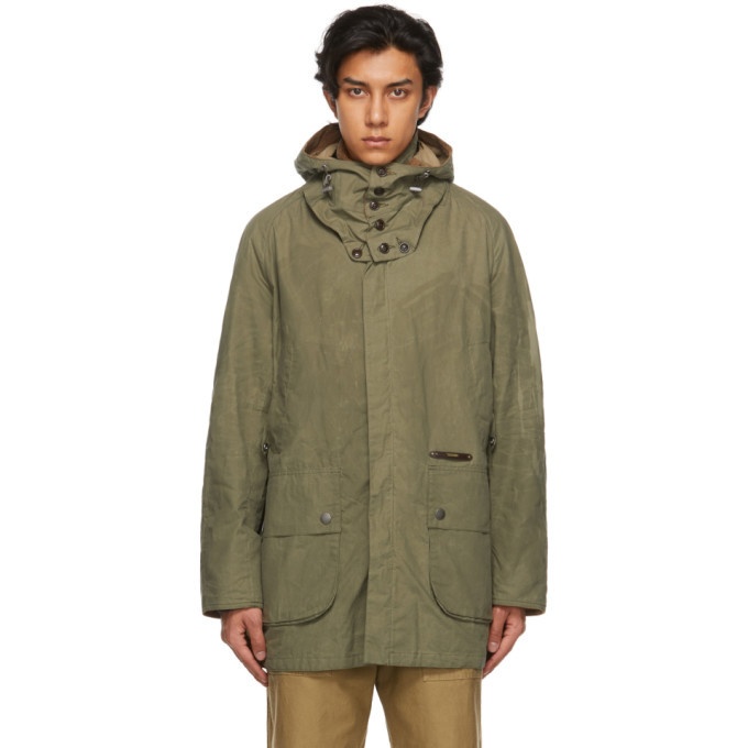 Photo: Barbour Green Overdyed Beaufort Casual Coat
