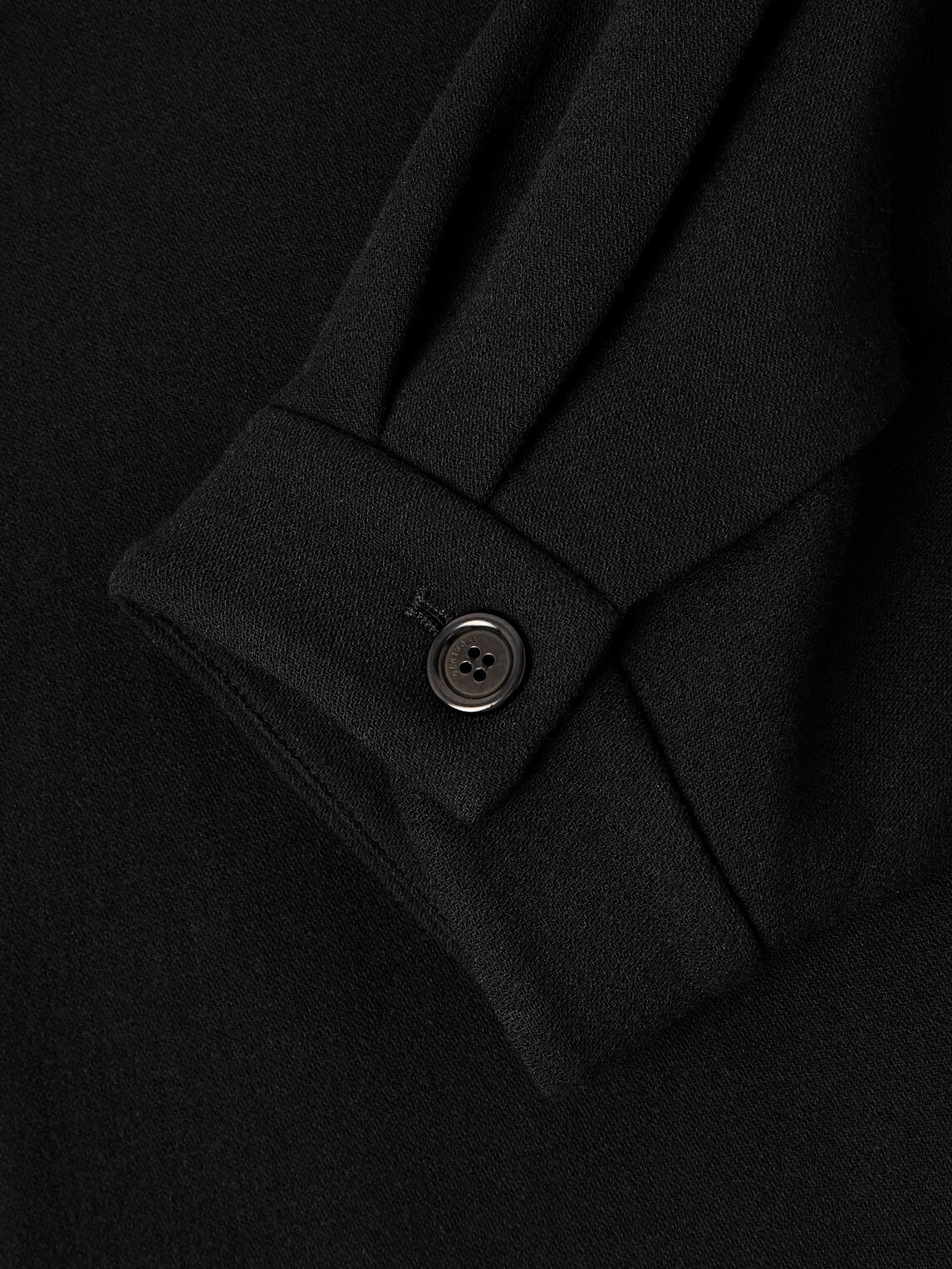 Amomento - Cropped Wool-Blend Jacket - Black