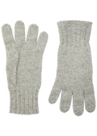 John Smedley Calow Cashmere and Merino-blend Gloves Taupe