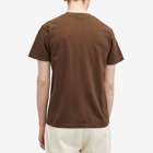 Sporty & Rich Men's 1800 Health T-Shirt in Chocolate/Cream