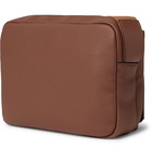 Loewe - Military Full-Grain Leather Messenger Bag - Brown