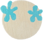 Rashelle Campbell SSENSE Exclusive White Moonlight Flubbers Rug