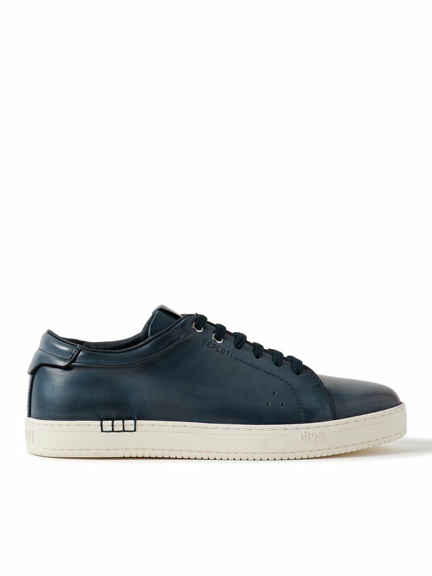 Photo: Berluti - The Playtime Venezia Leather Sneakers - Blue