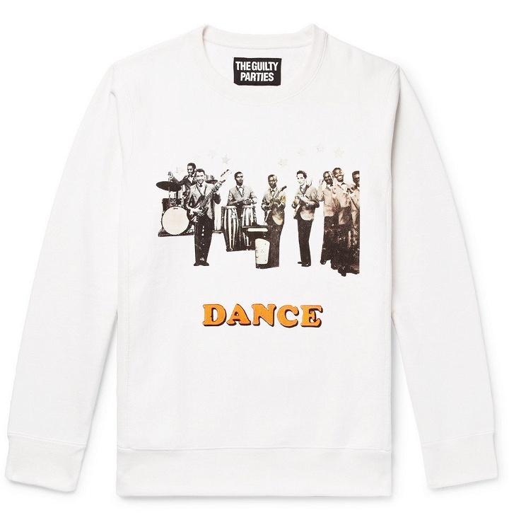 Photo: Wacko Maria - Printed Fleece-Back Cotton-Jersey Sweatshirt - Men - White
