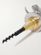 DEAKIN & FRANCIS - Longhorn Sterling Silver, Gold-Plated and Resin Corkscrew