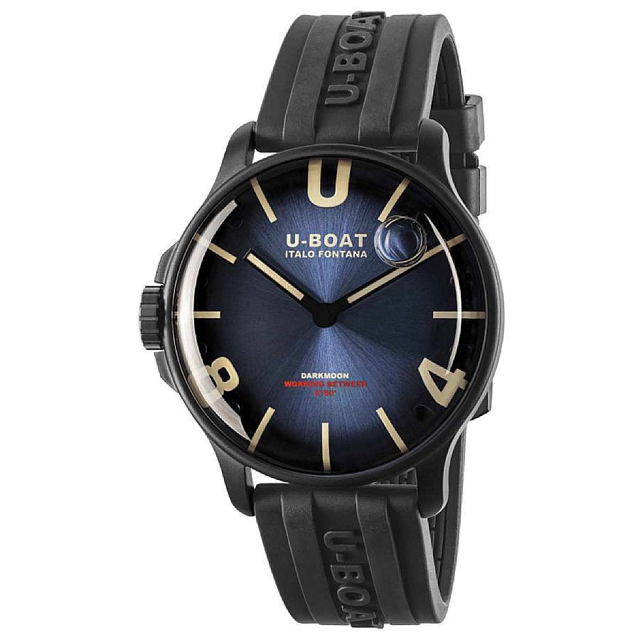 U-Boat Lefty Darkmoon Quartz Blue Dial Mens Watch 8700-D