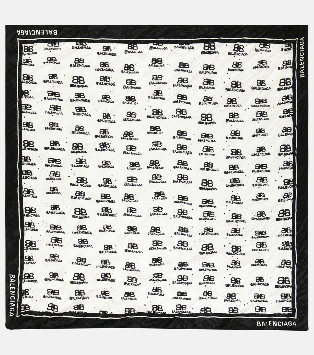 Balenciaga - BB logo jacquard silk scarf Balenciaga Balenciaga - BB logo jacquard silk scarf Balenciaga