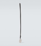 The Row Leather keychain