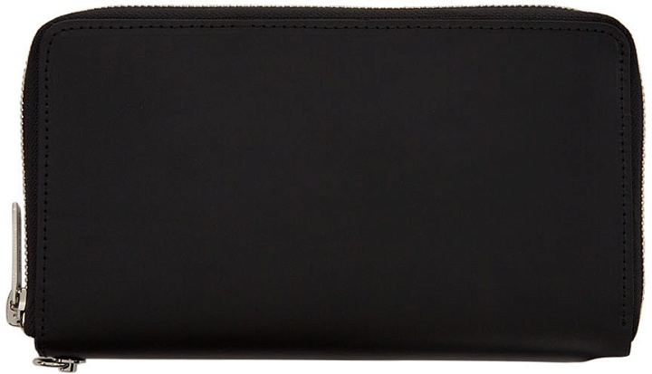 Photo: Yohji Yamamoto Black Leather Zip Wallet