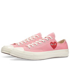 Comme des Garçons Play X Converse Chuck Taylor 70 Ox Sneakers in Pink