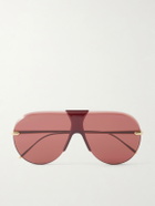 LOEWE - Aviator-style gold-tone and tortoiseshell acetate sunglasses