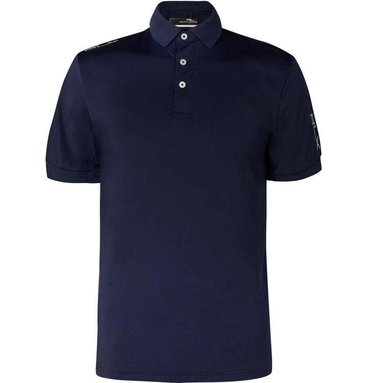 Photo: RLX Ralph Lauren - Airflow Stretch-Jersey Golf Polo Shirt - Blue