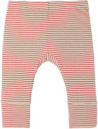 Caramel Baby Red & White Judd Leggings