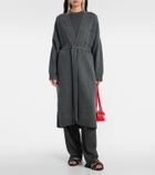 Extreme Cashmere N°105 Coat belted cashmere wrap cardigan