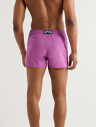 Vilebrequin - Man Slim-Fit Short-Length Swim Shorts - Purple