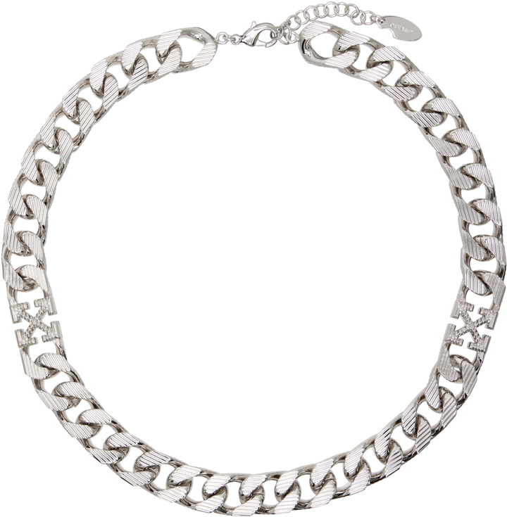 Photo: Off-White Arrow Chain Textured Necklace