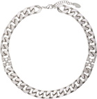 Off-White Arrow Chain Textured Necklace