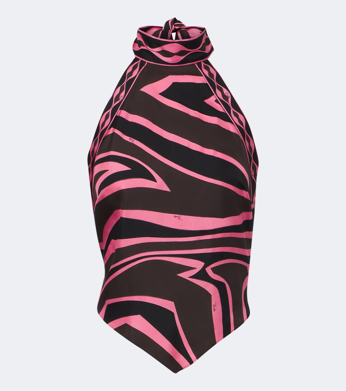 Pucci Labirinto silk twill scarf top