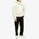 Moncler Men's Tejat Borg Fleece Jacket in White