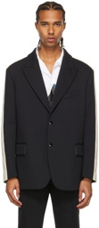 Palm Angels Navy Track Blazer