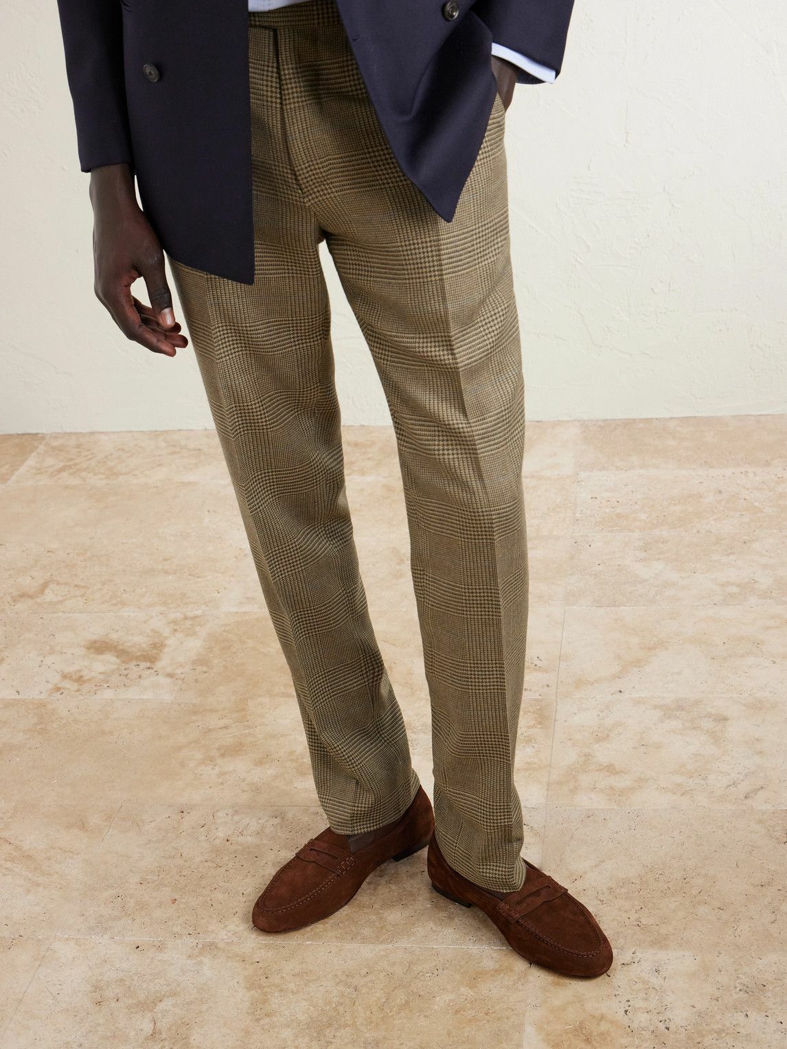 Ralph Lauren Purple label - Suede Penny Loafers - Brown