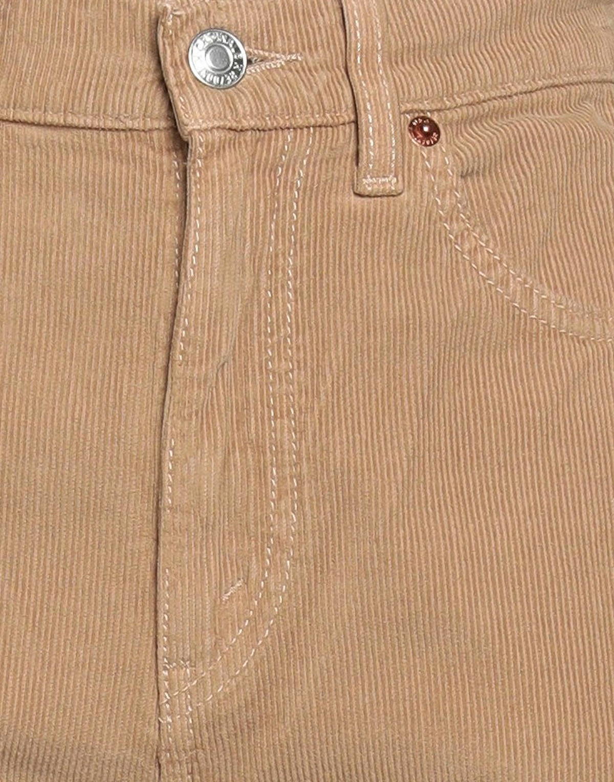 Re/done Womens Pants Camel