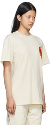 JW Anderson Off-White Peach T-Shirt