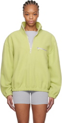Rier Green Polar Fleece Sweater