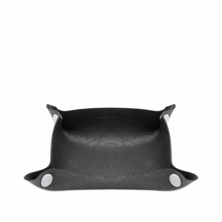 Photo: Hender Scheme Leather Tray - Small in Black 
