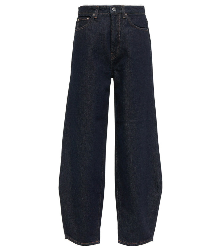Photo: Toteme - High-rise barrel-leg jeans