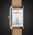 Jaeger-LeCoultre - Reverso Classic Large 27mm Stainless Steel and Ostrich Watch - Silver