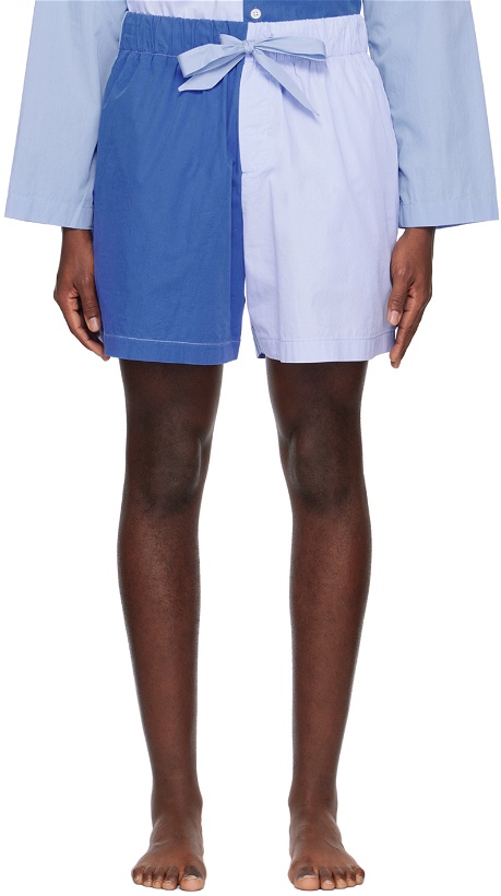 Photo: Tekla SSENSE Exclusive Blue Pyjama Shorts