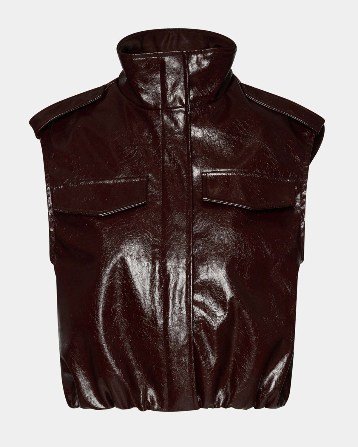 Steve Madden Luxie Vest in Purple