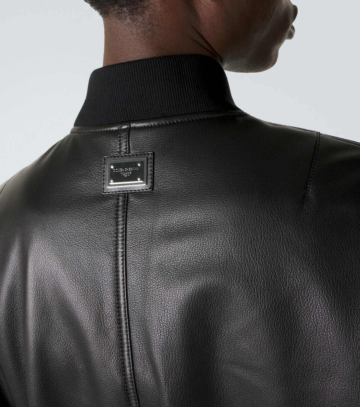 Dolce&Gabbana Leather bomber jacket