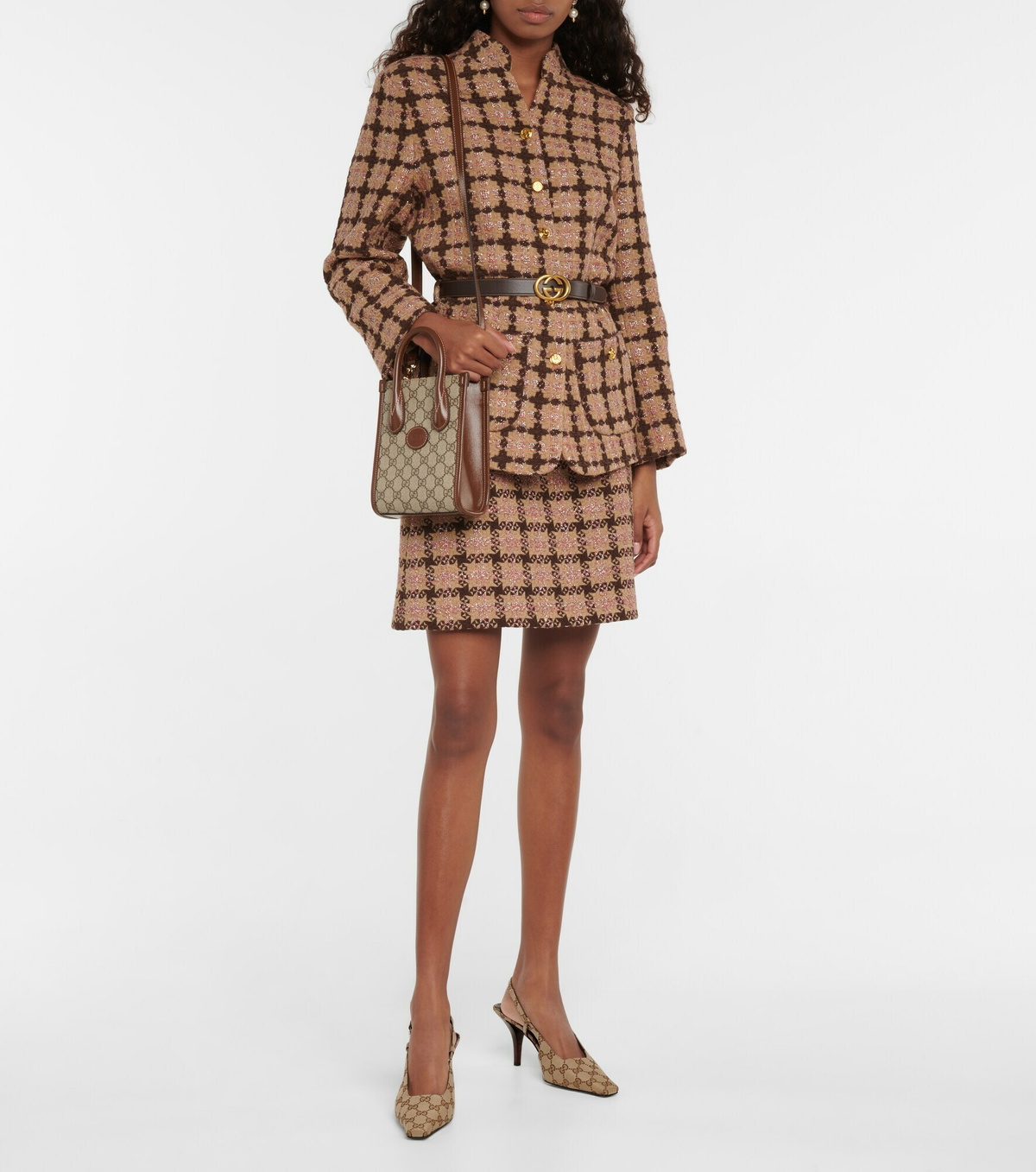 Gucci - GG slingback pumps