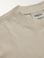 FEAR OF GOD ESSENTIALS - Logo-Print Cotton-Jersey T-Shirt - Neutrals