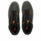 Air Jordan Men's 3 Retro Sneakers in Night Stadium/Total Orange