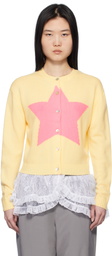 Sandy Liang Yellow & Pink Bouchette Cardigan