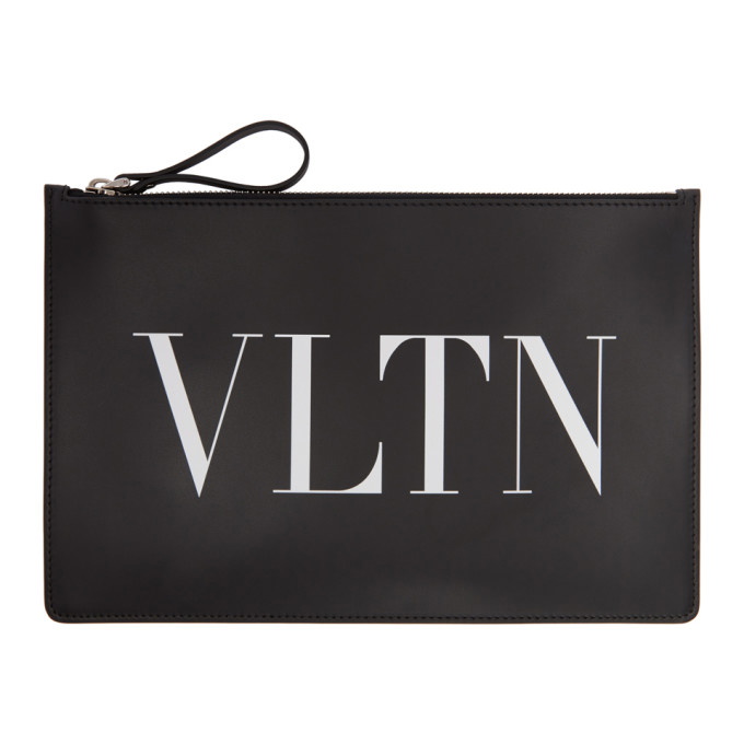 Photo: Valentino Black Valentino Garavani VLTN Pouch