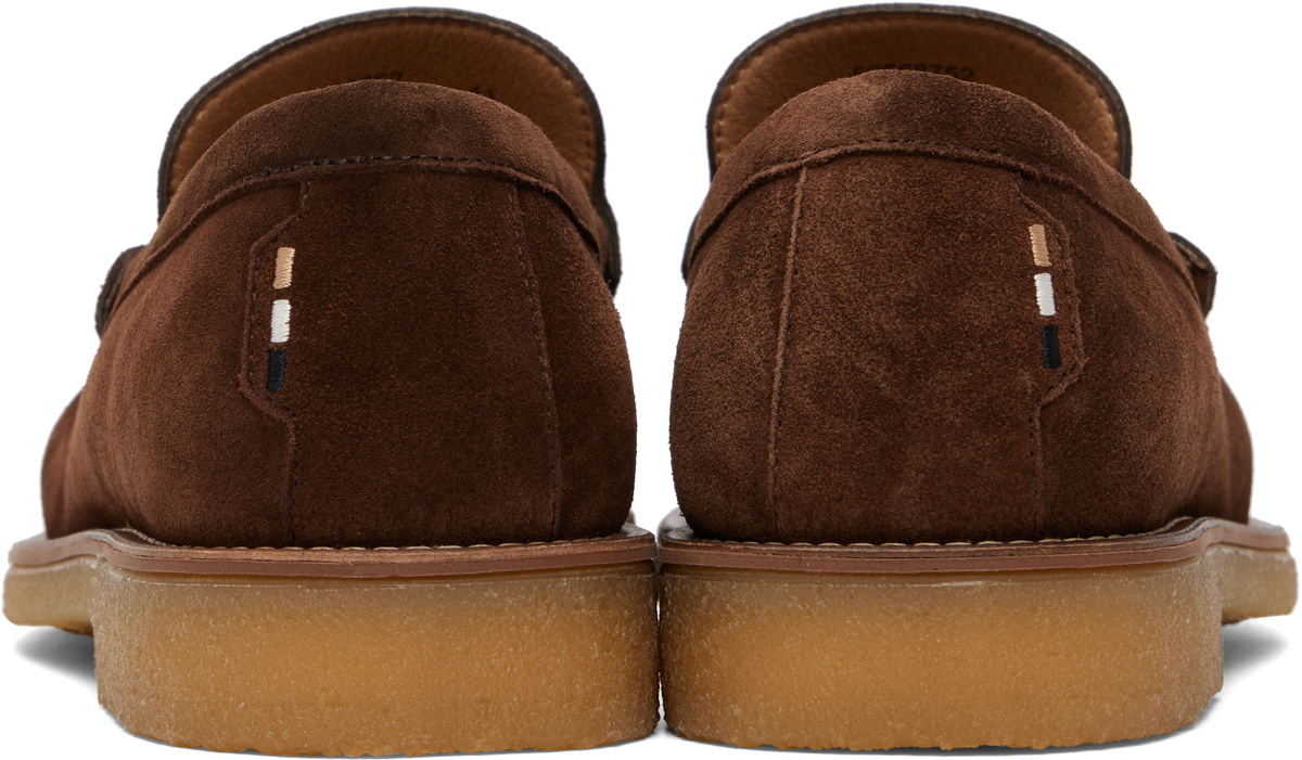 BOSS Brown Suede Loafers