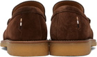 BOSS Brown Suede Loafers