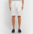 Anderson & Sheppard - Linen Shorts - White