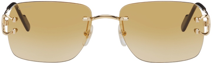 Photo: Cartier Gold 'C de Cartier' Sunglasses