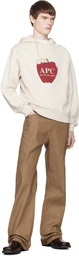A.P.C. Beige Pomme Hoodie